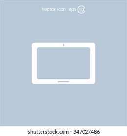 Icon of Tablet PC, tablet computer



