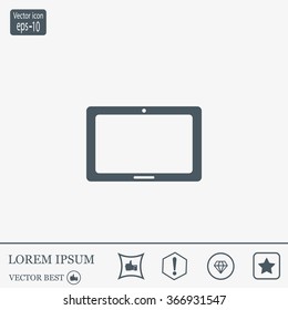 Icon of Tablet PC, tablet computer