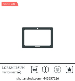 Icon of Tablet PC, tablet computer



