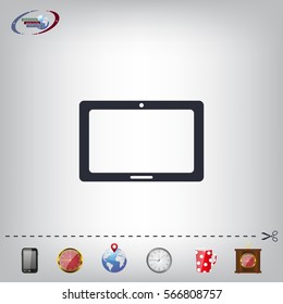 Icon of Tablet PC, tablet computer



