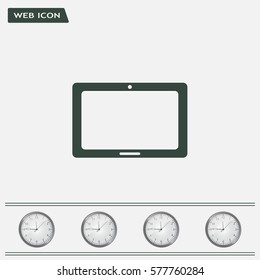 Icon of Tablet PC, tablet computer



