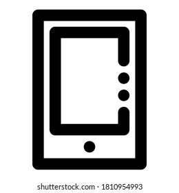 icon Tablet with style outline