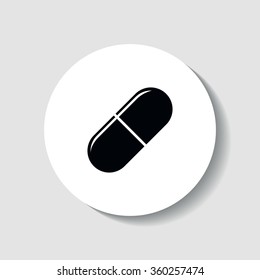 Icon tablets, pills.
