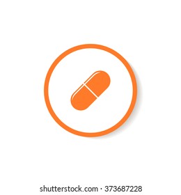 Icon tablets, pills.