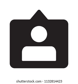 Icon Tag Friend Account. Logo, design, universal, business, social media. Pixel perfect. Vector Eps10.