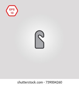 icon tag on the door