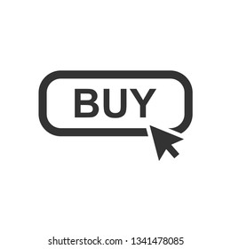 Icon Tap to Buy. Clicking, Illustration Process Buying. Applied as Trendy Symbol for Design Elements, Websites, Presentation and Application - Vector. 