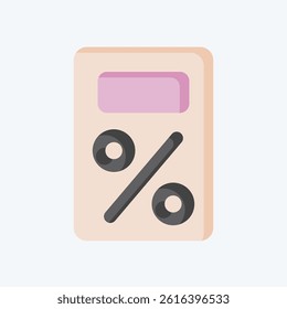 Icon Tax. related to Audit symbol. flat style. design editable