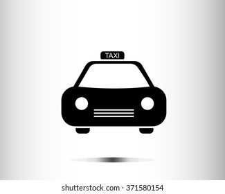 Icon taxi. Vector.