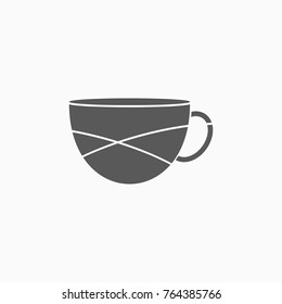 Icon of tea or coffee cup.