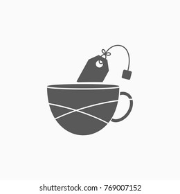 Icon of tea or coffee cup.