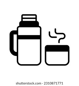 An icon of tea thermos in editable style, ready to use and download