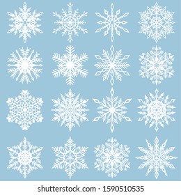 Icon teaching materials of snow
