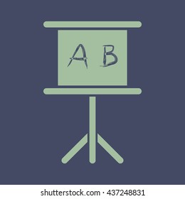 Icon of Teaching Stand. Eps-10.