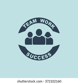 Icon of Team. EPS-10.