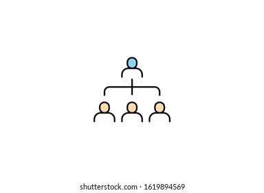 Icon Team Work ,Business,Office,Worker Vector Illustrator Simple Design