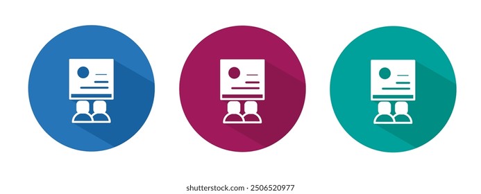 Icono para Ilustración vectorial de trabajo en equipo en piso.