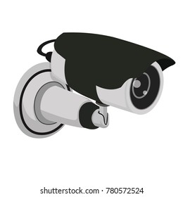 icon and Technology  -  cctv  vector illustration isolated on white background