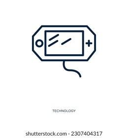  icon from technology collection. Thin linear , game, psp outline icon isolated on white background. Line vector  sign, symbol for web and mobile