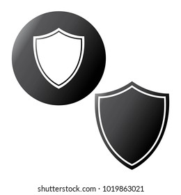 icon and Technology  -  icon shield vector illustration isolated on white background