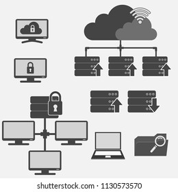 icon technology vector