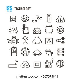 icon technology vector