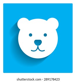Icon of teddy bear head