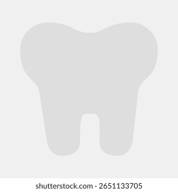 Icon teeth. Medical elements. Icon in flat style.