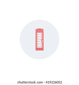 Icon telephone box.