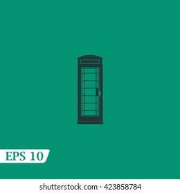 Icon telephone box.
