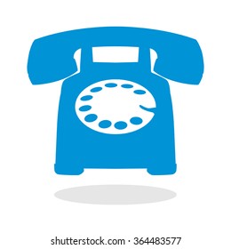 Icon of a telephone for website or mobile application