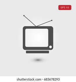 icon television with antenna