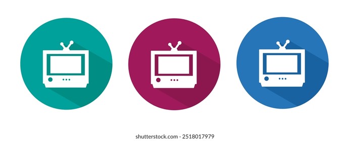 Icono para Ilustración vectorial televisiva en piso.