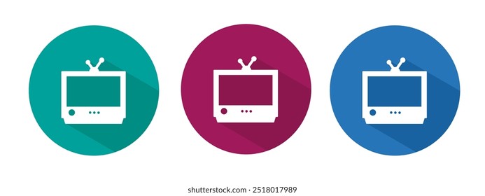 Icono para Ilustración vectorial televisiva en piso.