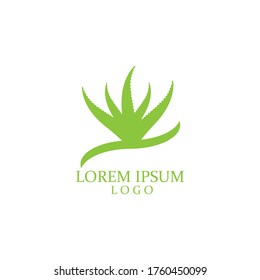 Plantilla de icono. Diseño de ilustración vectorial de Aloe vera en eps 10
