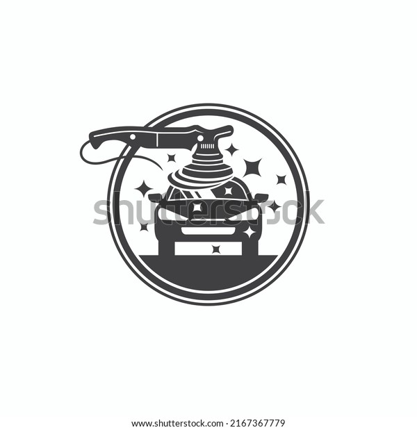 icon
template for auto detailing service, vector
art.
