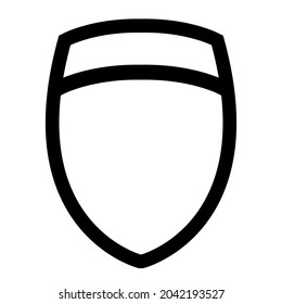 Icon template, data protection shield for the logo