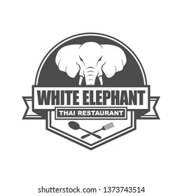  icon template design with elephant theme