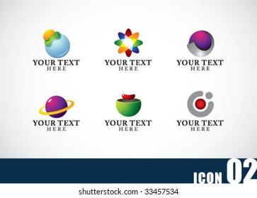 Icon template set 02