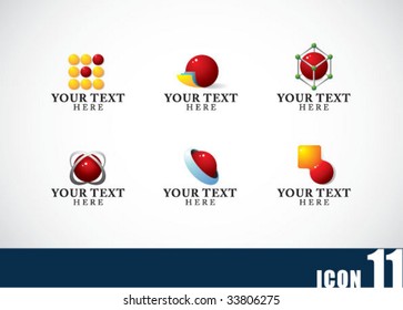 Icon template set 11