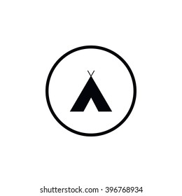 Icon tent.