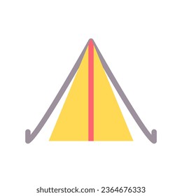 icon tent camping, editable file