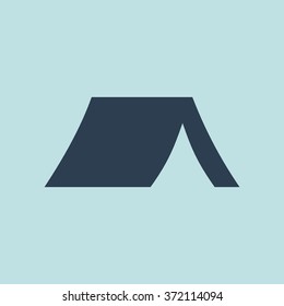 Icon of Tent. EPS-10.
