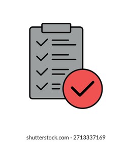 Icono de una prueba, aislado contra un fondo limpio.