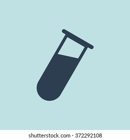Icon of Testing Tube. EPS-10.
