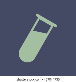 Icon of Testing Tube. Eps-10.