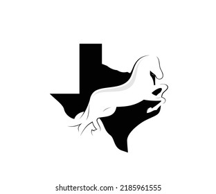 Icon Texas Horse Logo Design