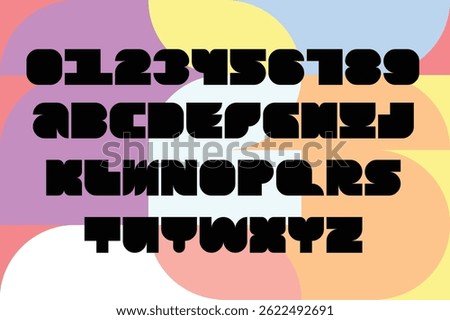 icon text bold font number abc letter type art design vector template style