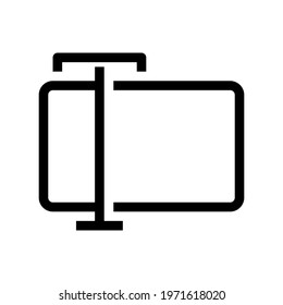 Icon Text Box With Style Outline