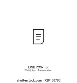 Icon text file graphic design single icon vector